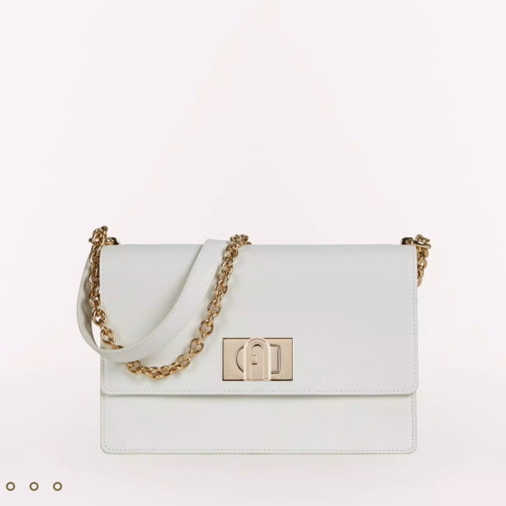 NWT Furla 1927 Crossbody S Talco H - Ivory